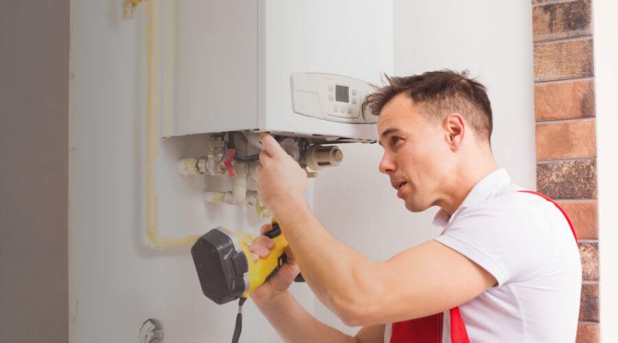 Local tankless water heater installation in Clinton, IN